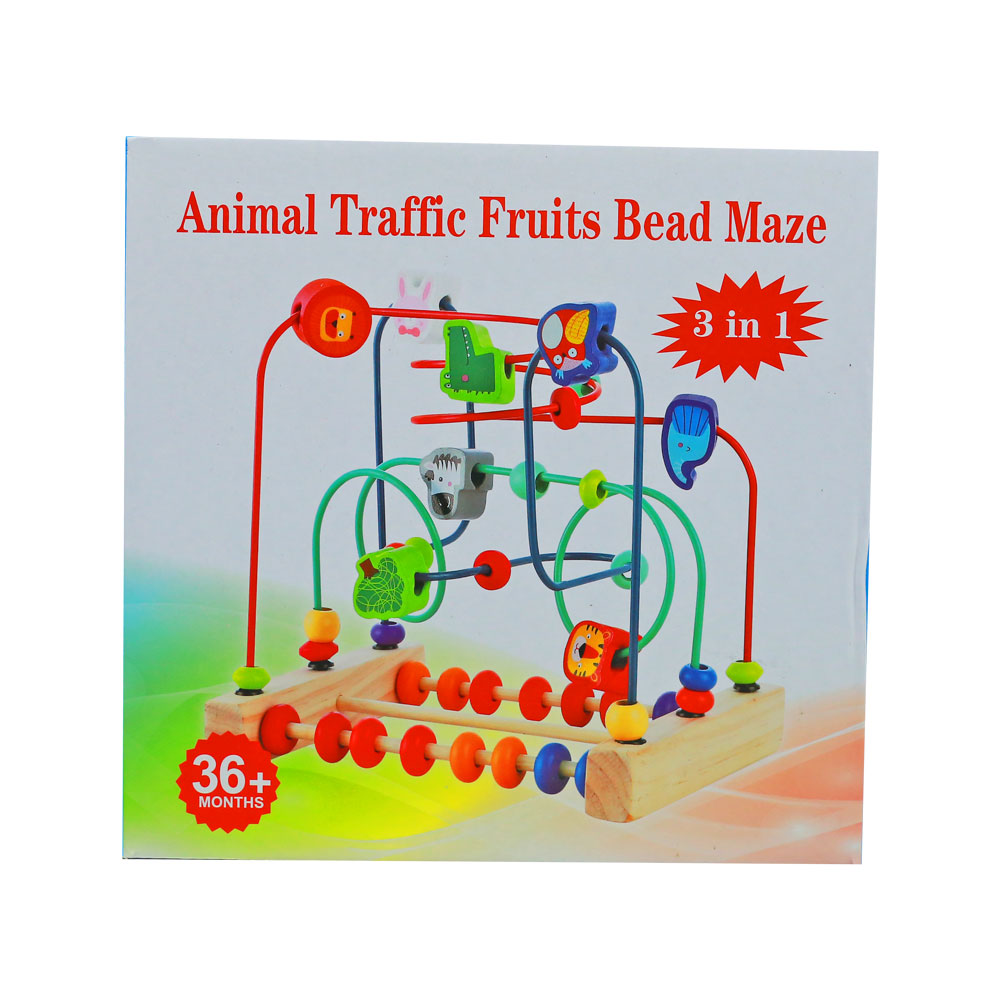 Đồ chơi luồn hạt gỗ