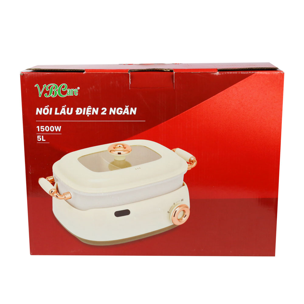 Nồi lẩu điện 2 ngăn