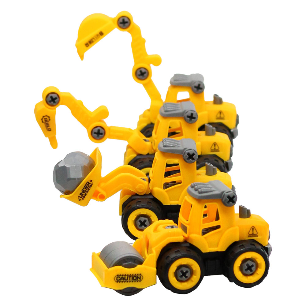 Bộ đồ chơi 4 xe chuyên dụng