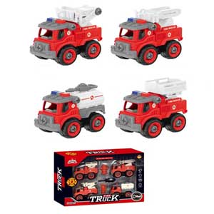 Bộ đồ chơi 4 xe chuyên dụng