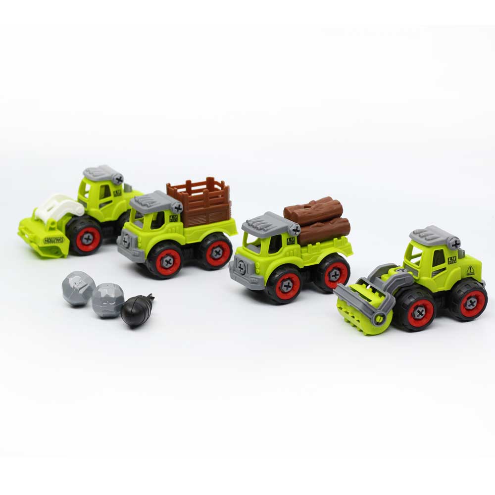 Bộ đồ chơi 4 xe chuyên dụng