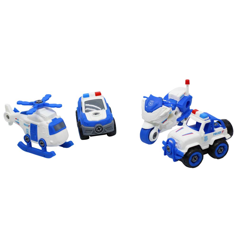 Bộ đồ chơi 4 xe chuyên dụng