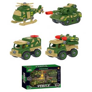 Bộ đồ chơi 4 xe chuyên dụng