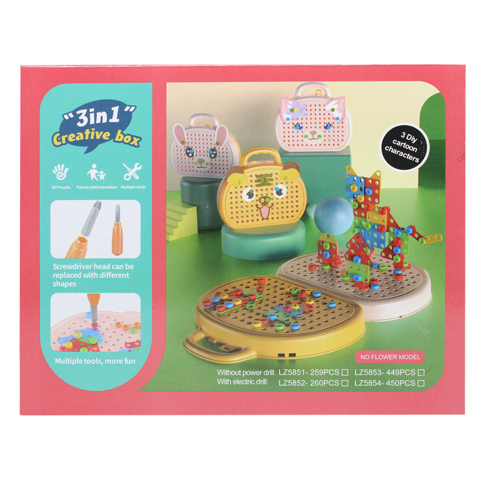 Bộ đồ chơi xếp khối 449 chi tiết