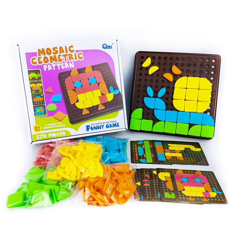 Bộ đồ chơi xếp khối Mosaic