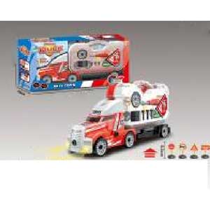 Đồ chơi xe tải lắp ghép kèm khủng long