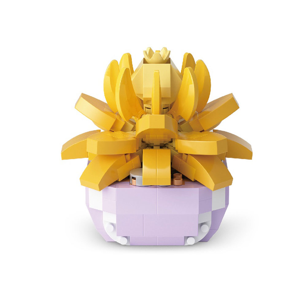 Đồ chơi xếp khối chậu hoa mini