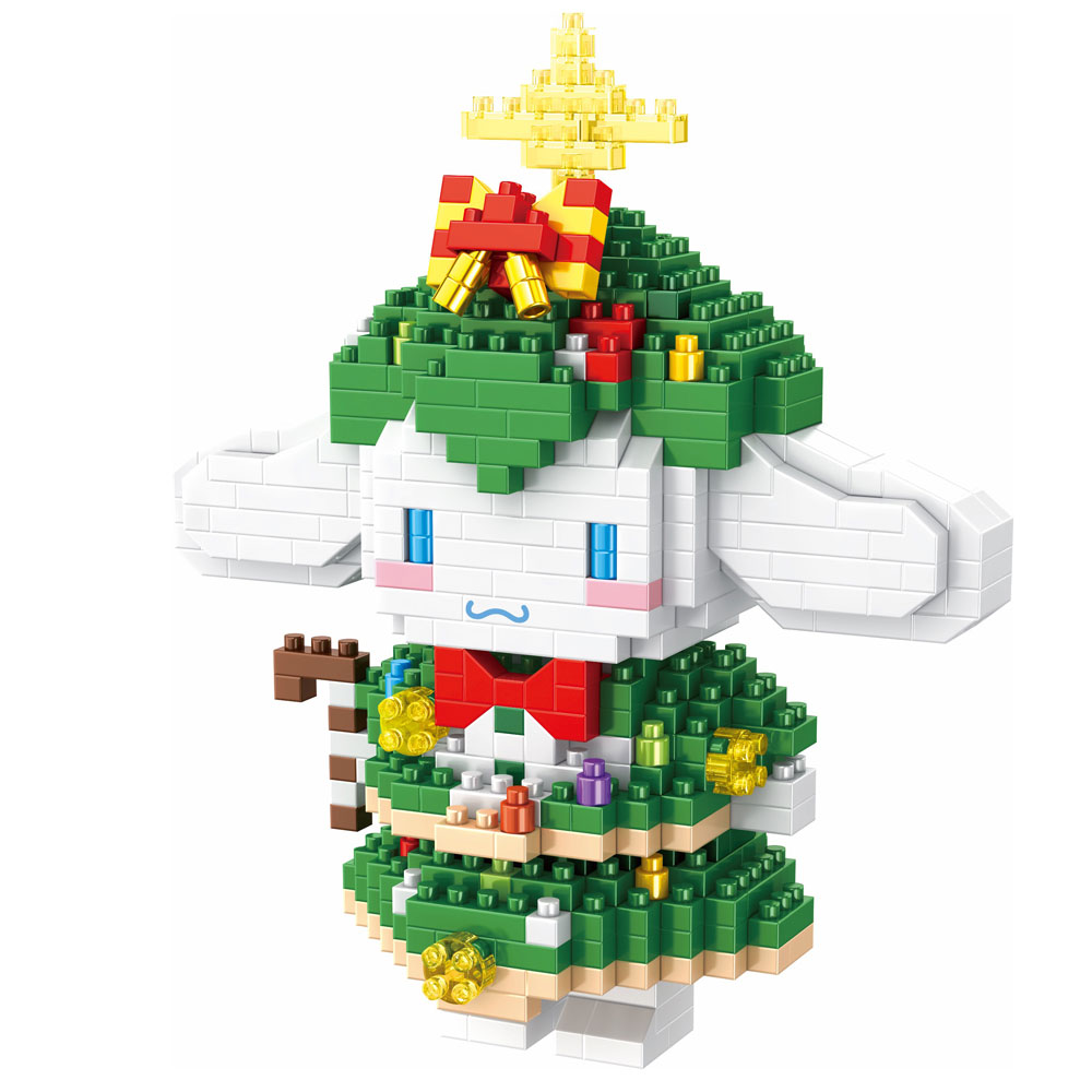 Đồ chơi xếp khối hộp quà Noel