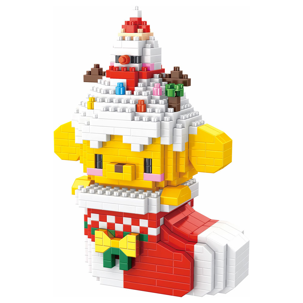 Đồ chơi xếp khối hộp quà Noel