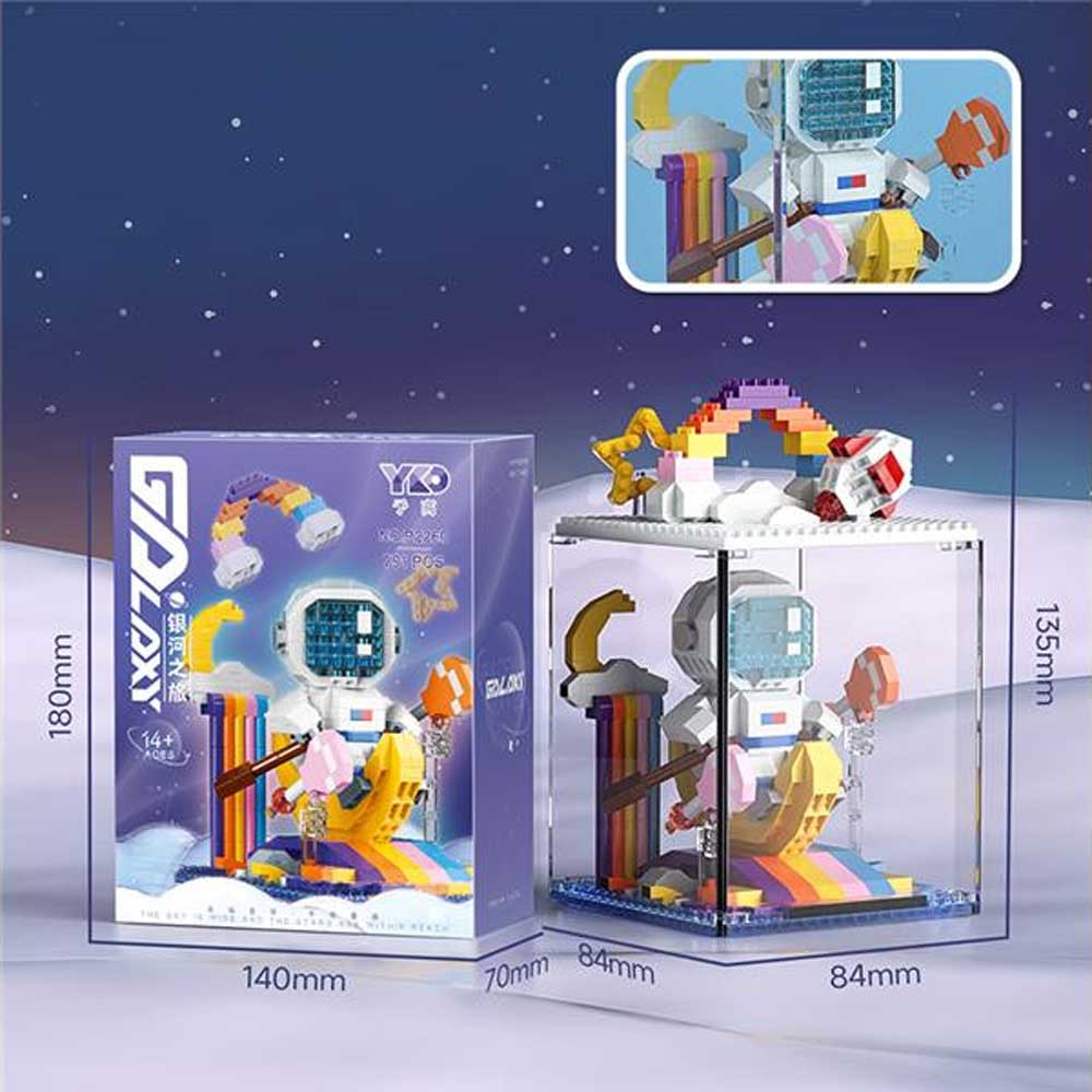 Đồ chơi hộp quà xếp khối phi hành gia