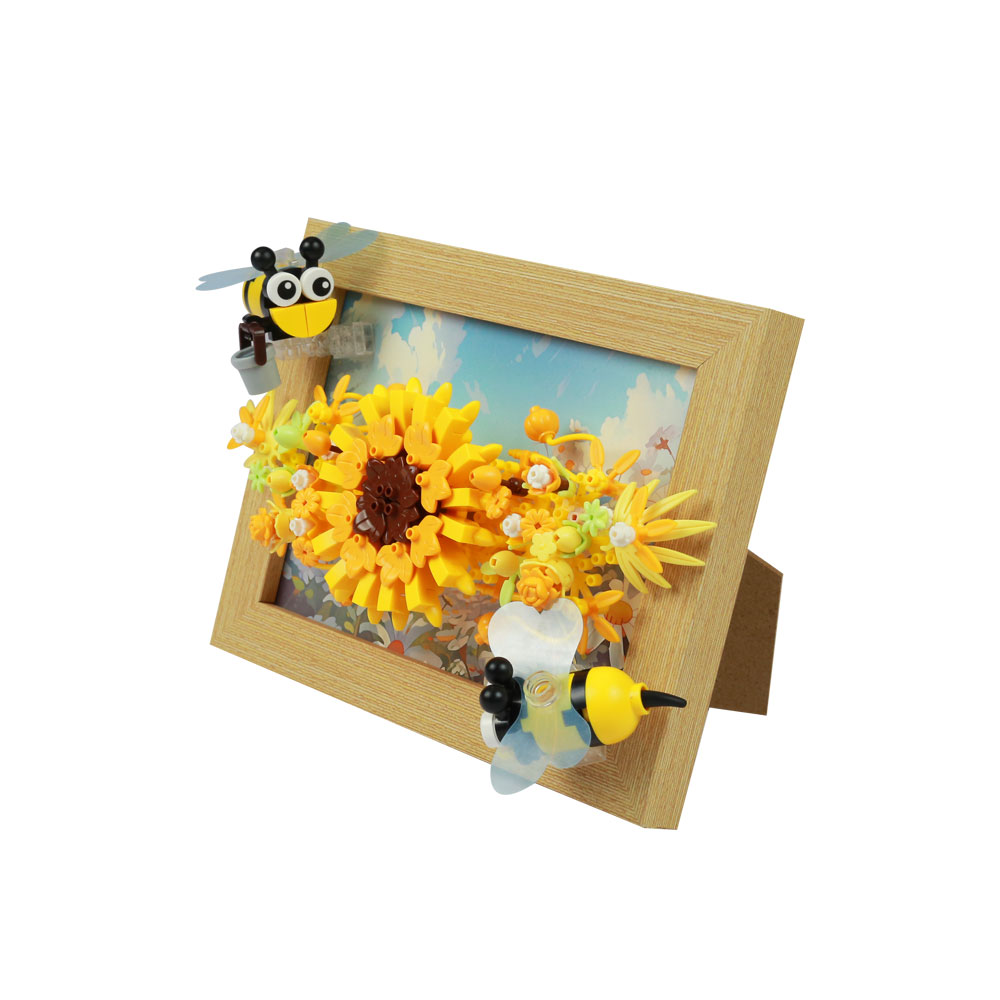 Đồ chơi xếp khối tranh hoa