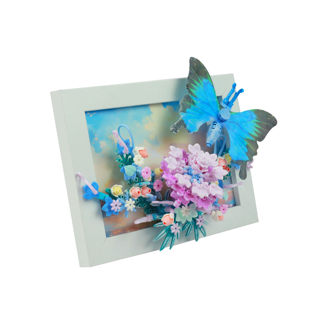 Đồ chơi xếp khối tranh hoa