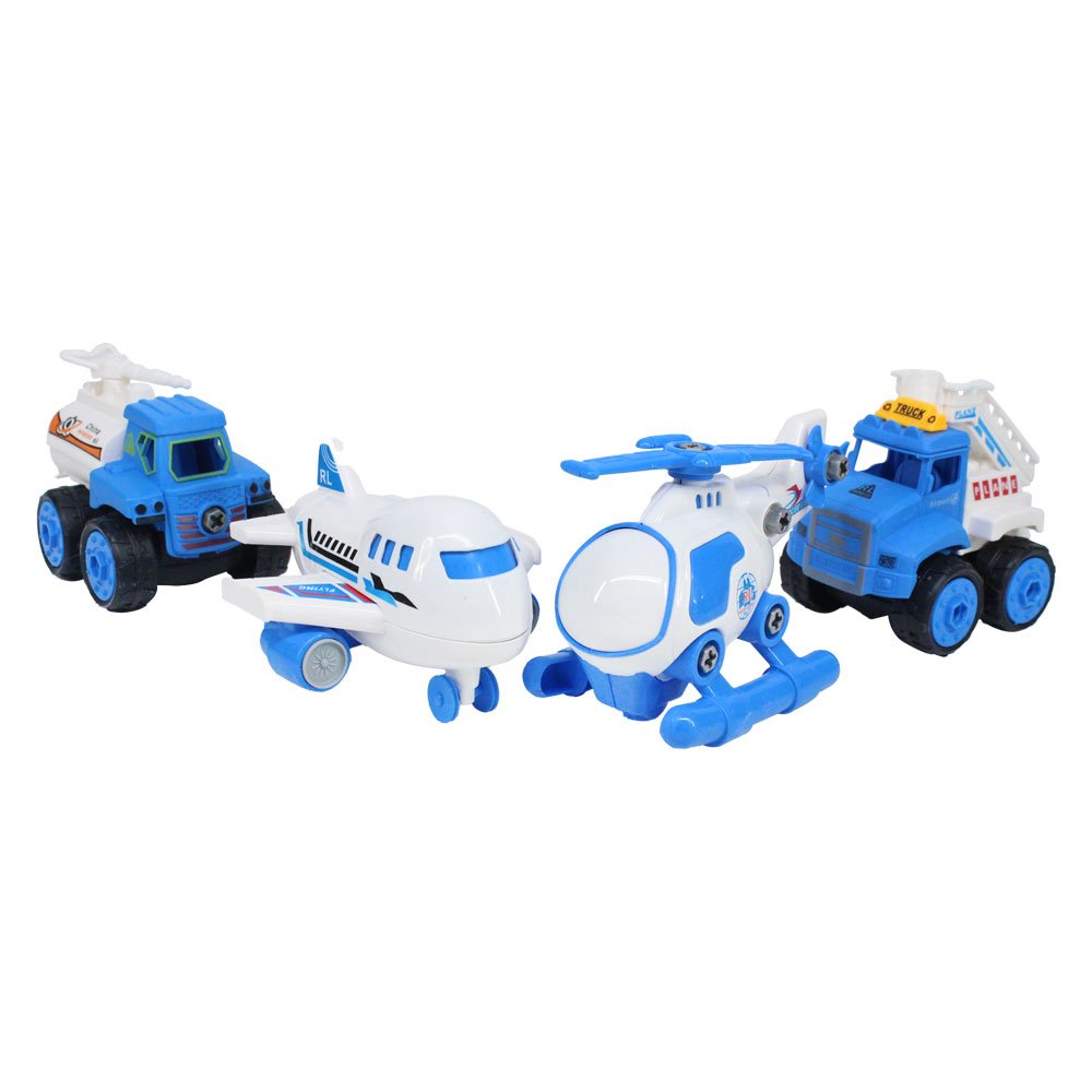 Đồ chơi 4 xe chuyên dụng lắp ghép