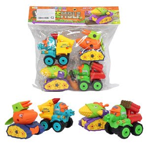 Đồ chơi 4 xe chuyên dụng lắp ghép