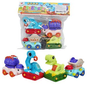 Đồ chơi 4 xe chuyên dụng lắp ghép