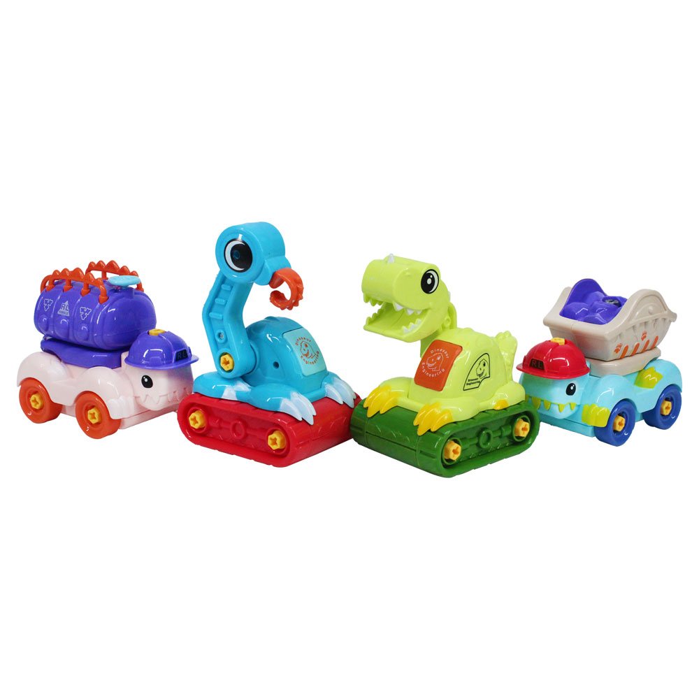 Đồ chơi 4 xe chuyên dụng lắp ghép
