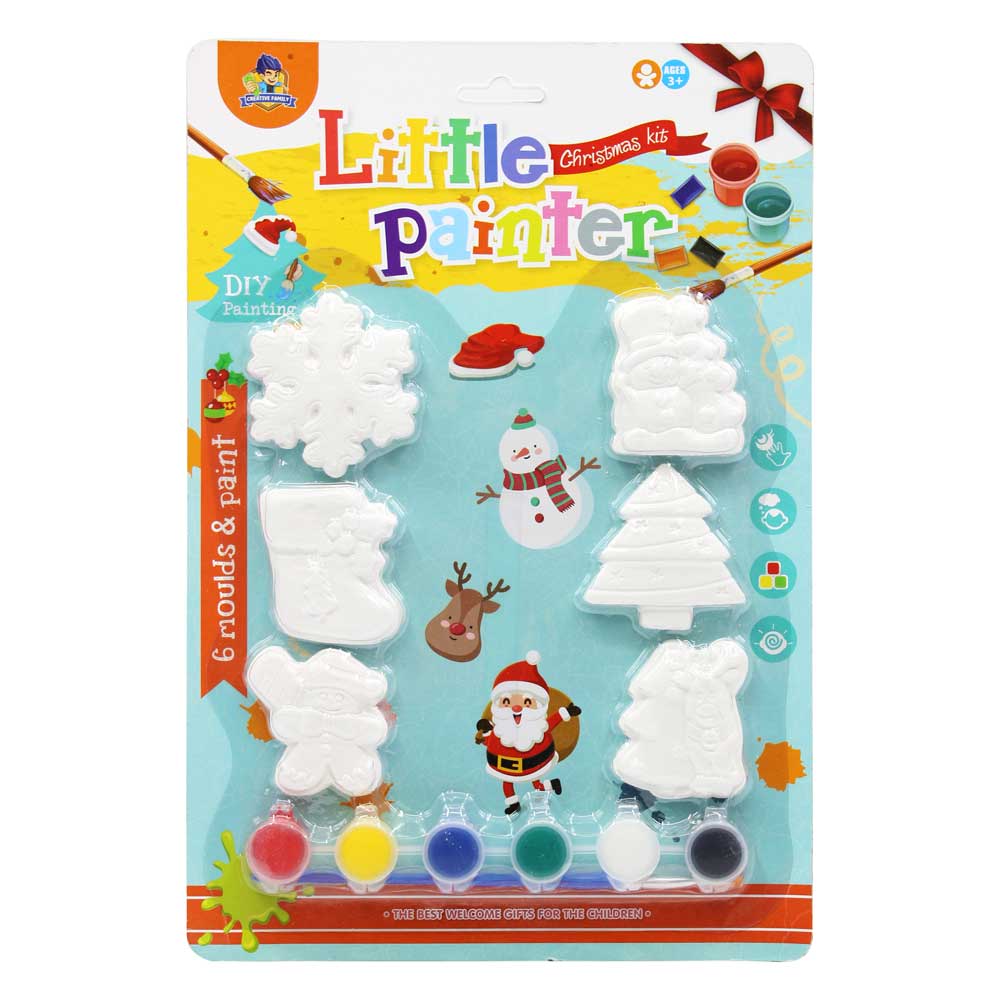 Đồ chơi tô tranh nhiều chủ đề bằng thạch cao