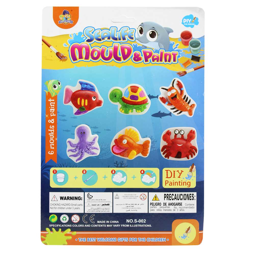 Đồ chơi tô tranh nhiều chủ đề bằng thạch cao