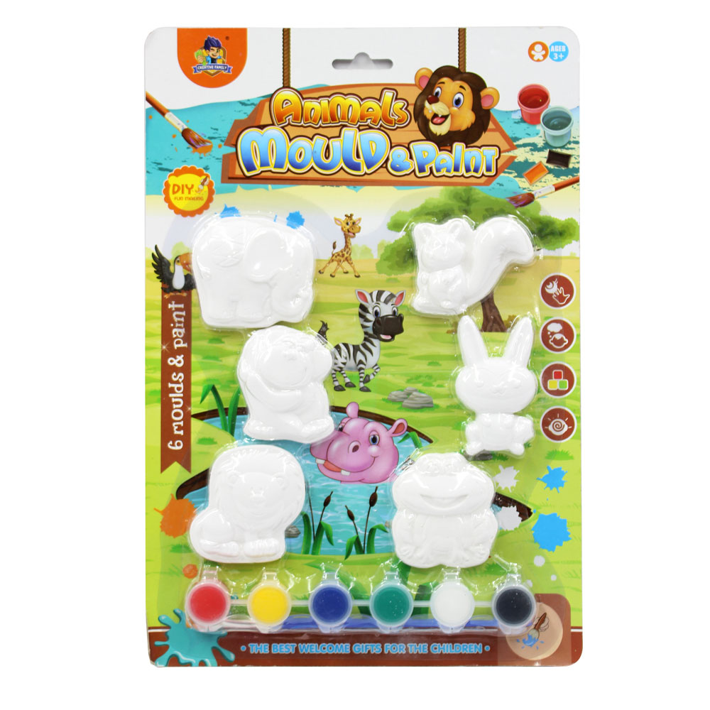 Đồ chơi tô tranh nhiều chủ đề bằng thạch cao