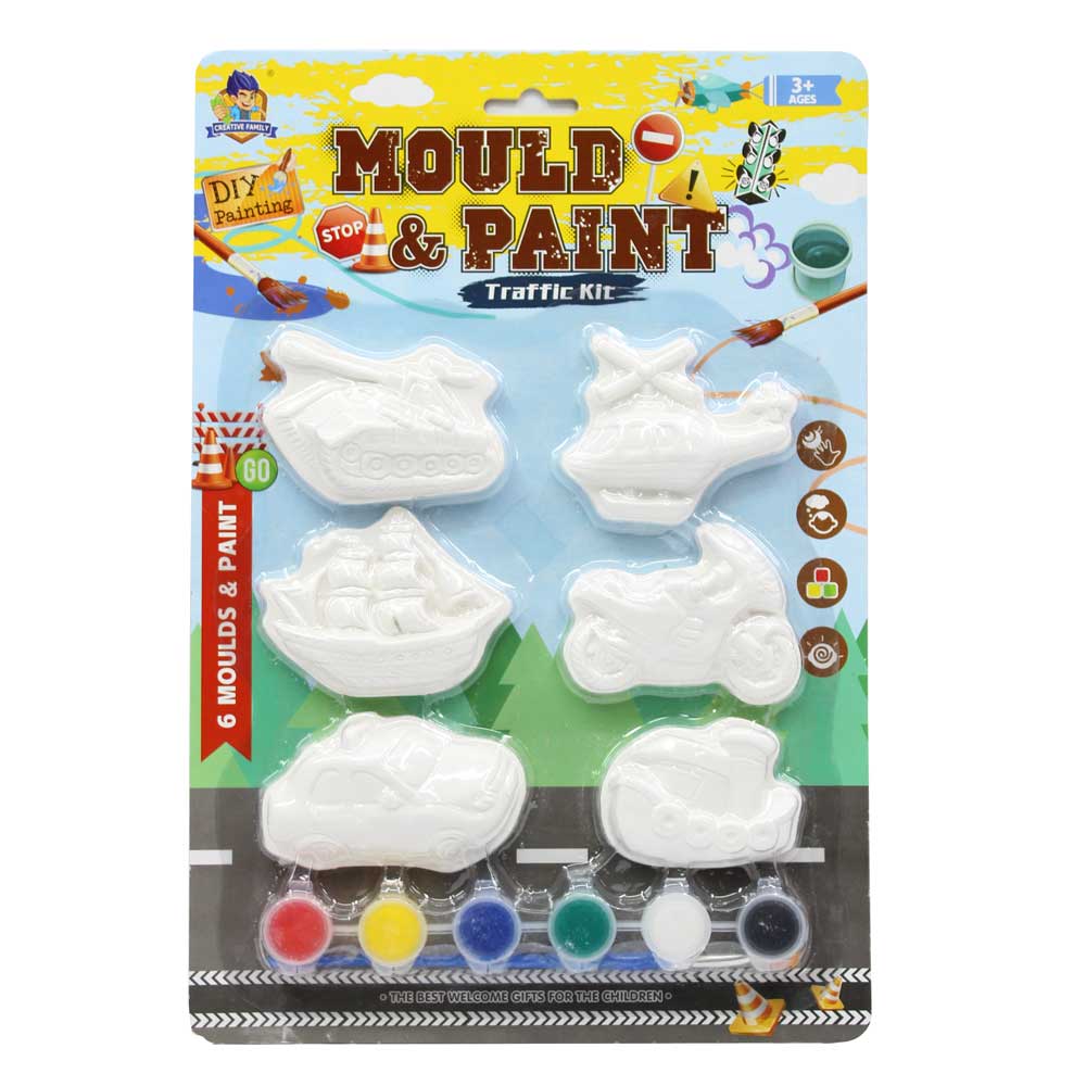 Đồ chơi tô tranh nhiều chủ đề bằng thạch cao