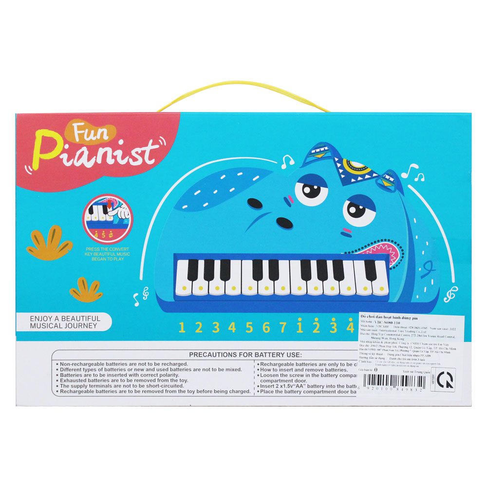 Đồ chơi đàn hoạt hình dùng pin