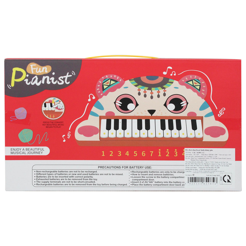 Đồ chơi đàn hoạt hình dùng pin