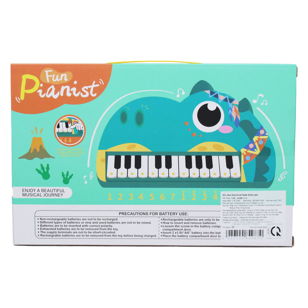 Đồ chơi đàn hoạt hình dùng pin