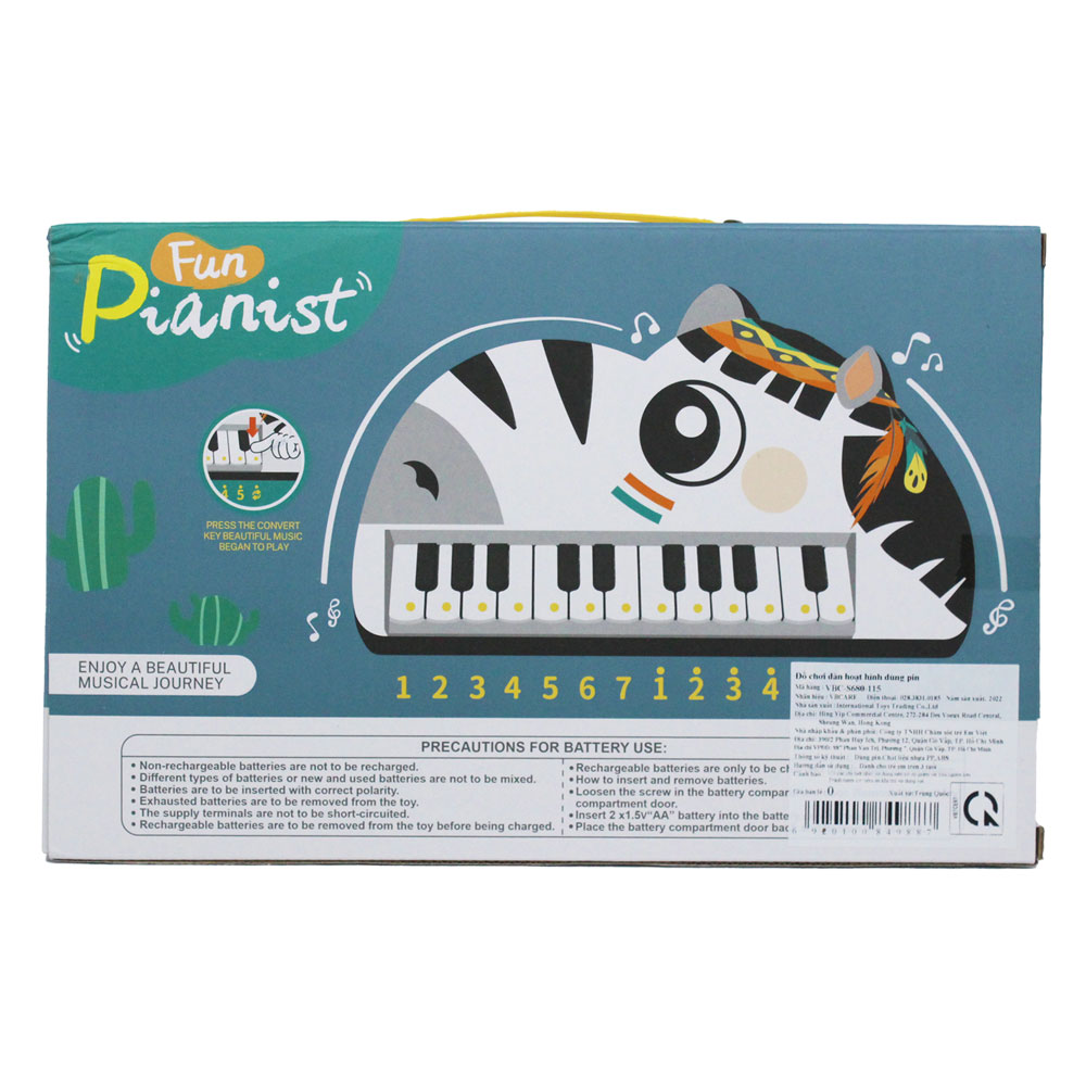 Đồ chơi đàn hoạt hình dùng pin