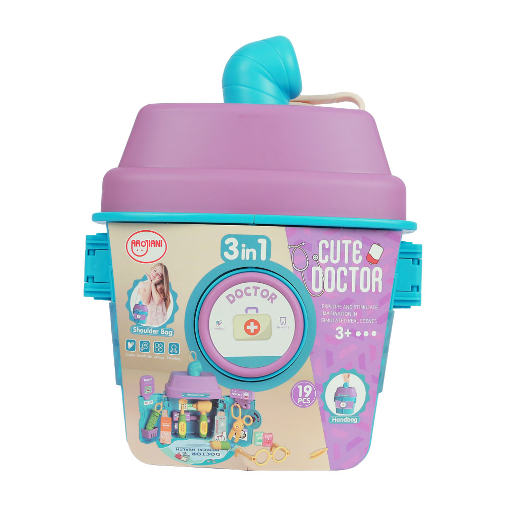 Đồ chơi bác sĩ hình ly trà sữa