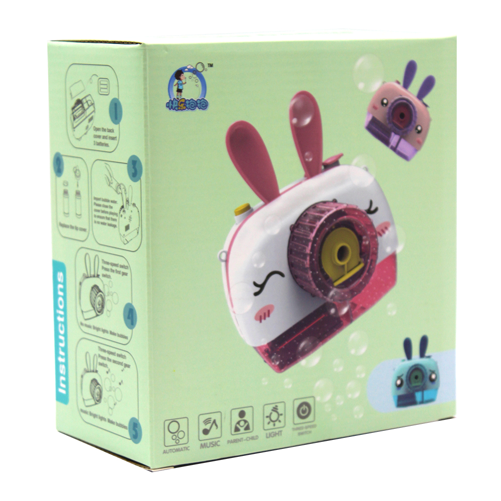 Đồ chơi máy chụp hình tạo bong bóng dùng pin