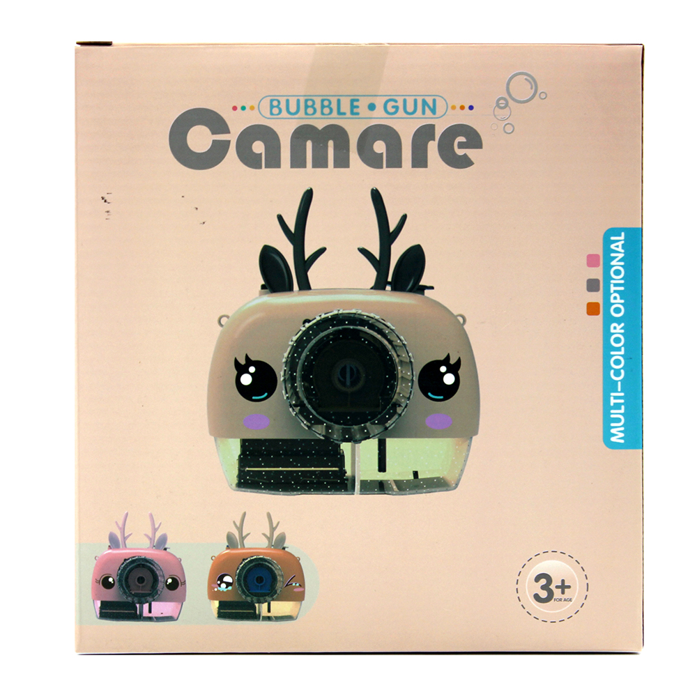 Đồ chơi máy chụp hình tạo bong bóng dùng pin