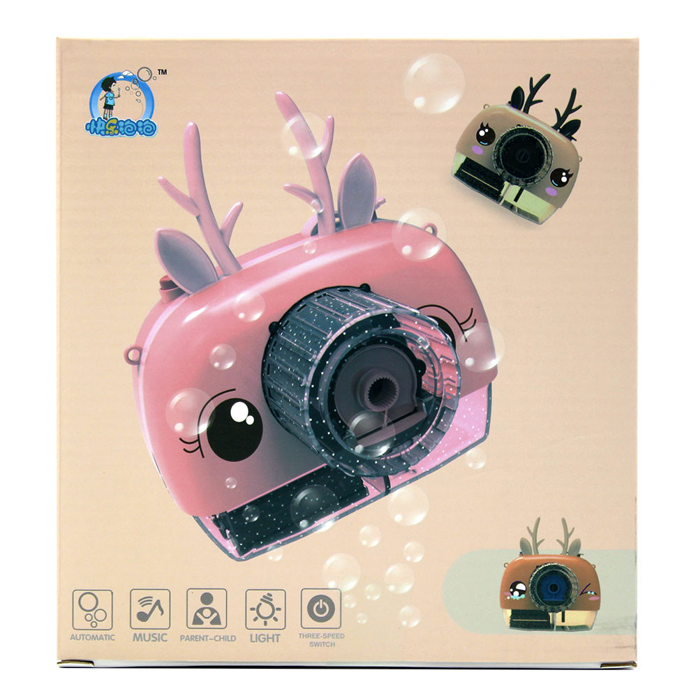 Đồ chơi máy chụp hình tạo bong bóng dùng pin