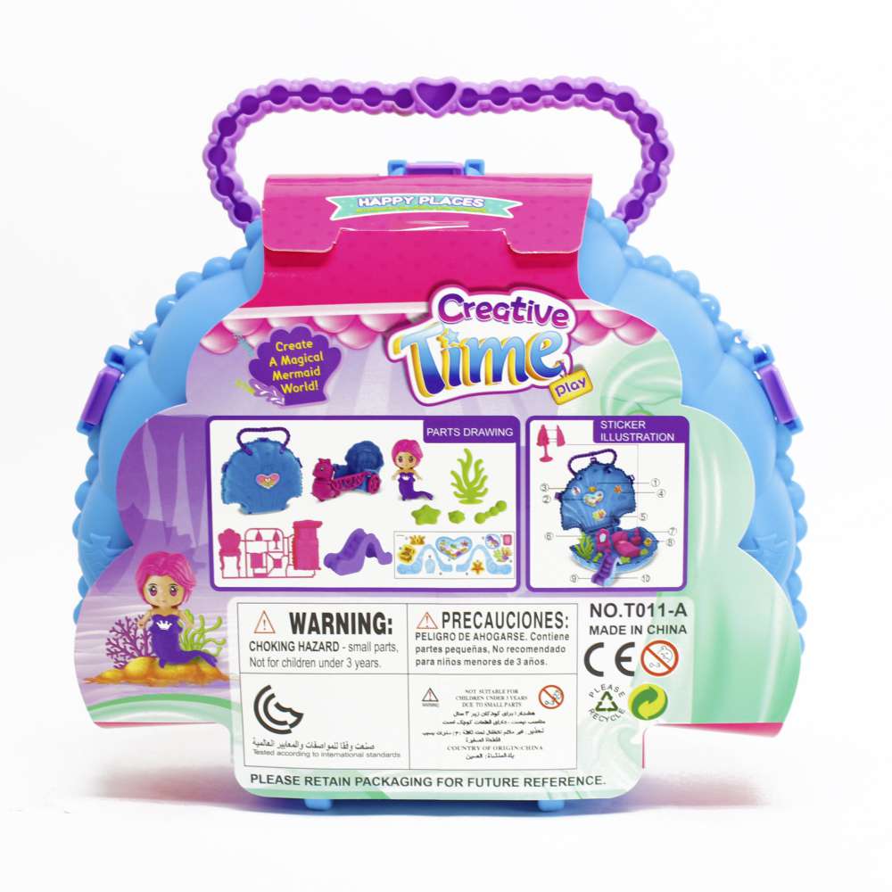 Đồ chơi mô hình vỏ sò bé gái ko pin