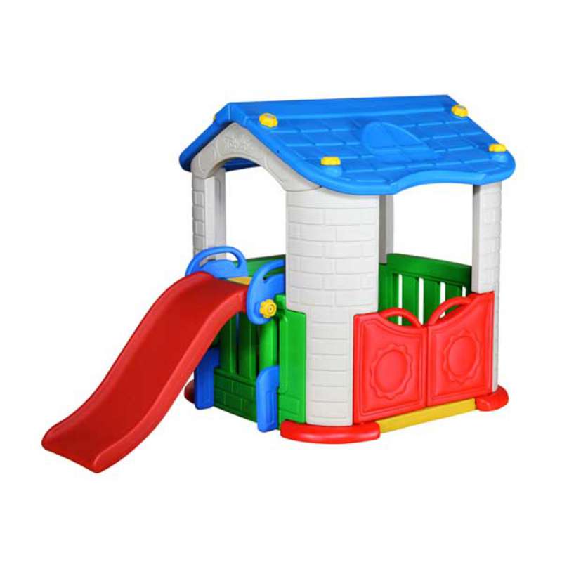 Nhà chơi kèm cầu trượt