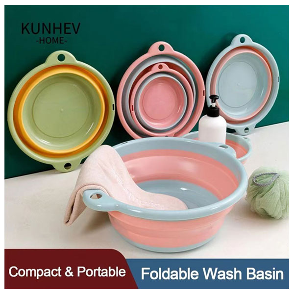 Thau rửa gấp gọn đa năng