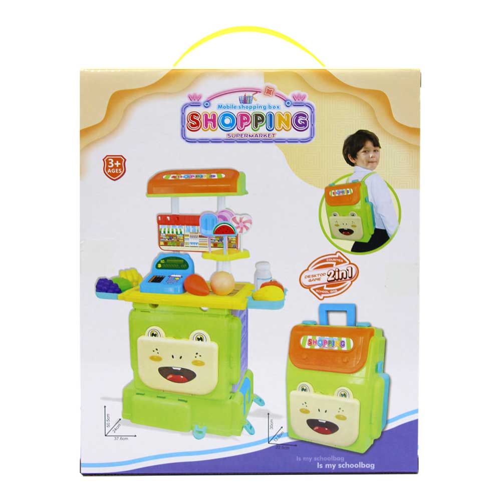 Đồ chơi máy tính tiền siêu thị dạng balo