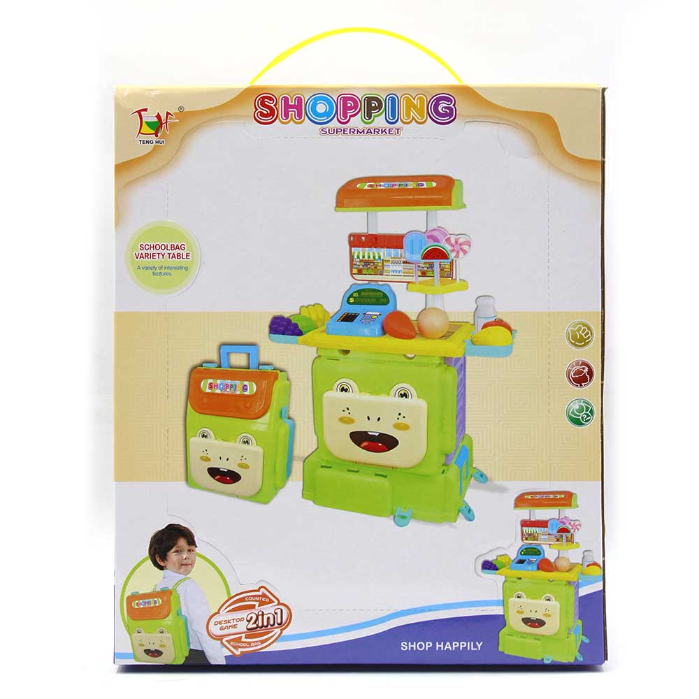 Đồ chơi máy tính tiền siêu thị dạng balo