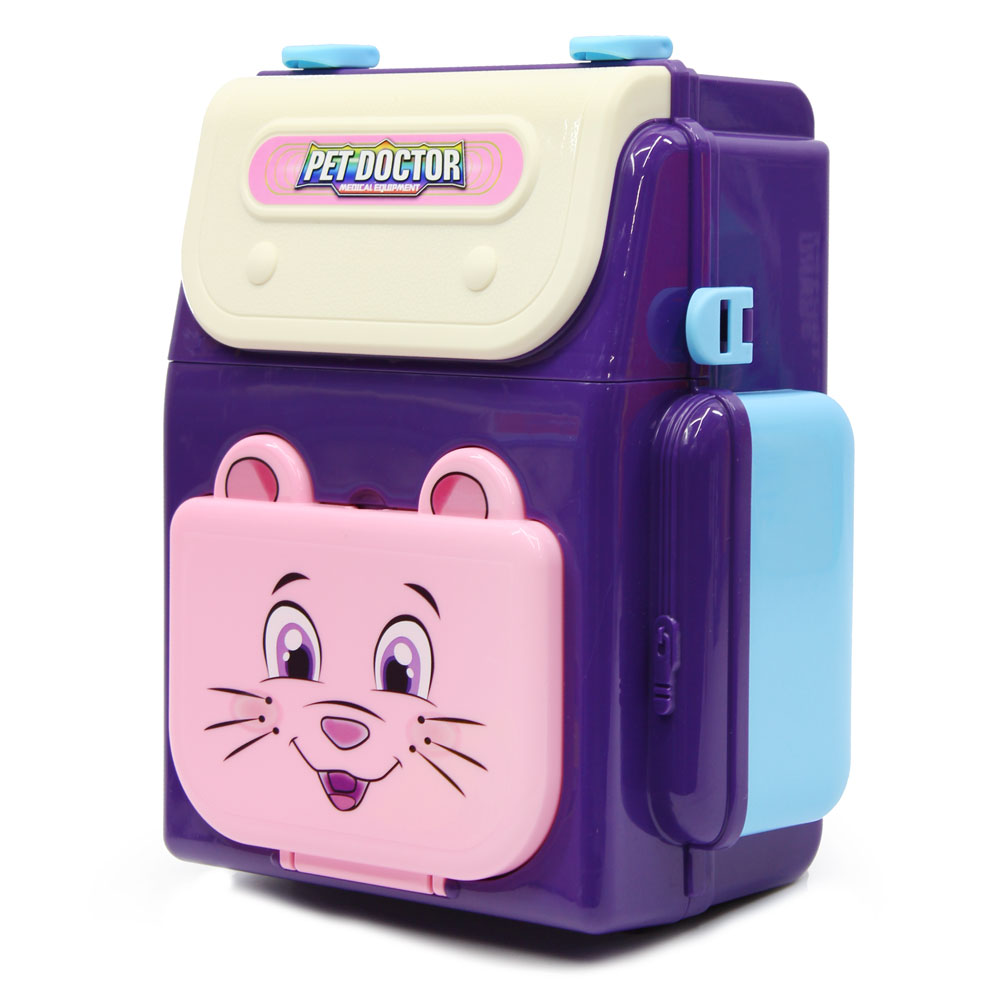 Bộ đồ chơi chăm sóc thú cưng dạng balo