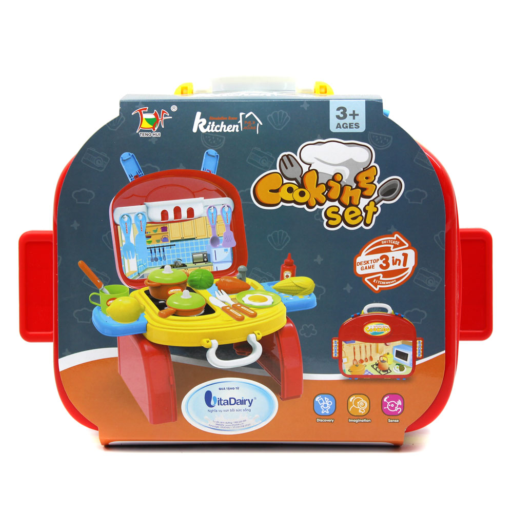 Bộ đồ chơi nhà bếp 3 trong 1