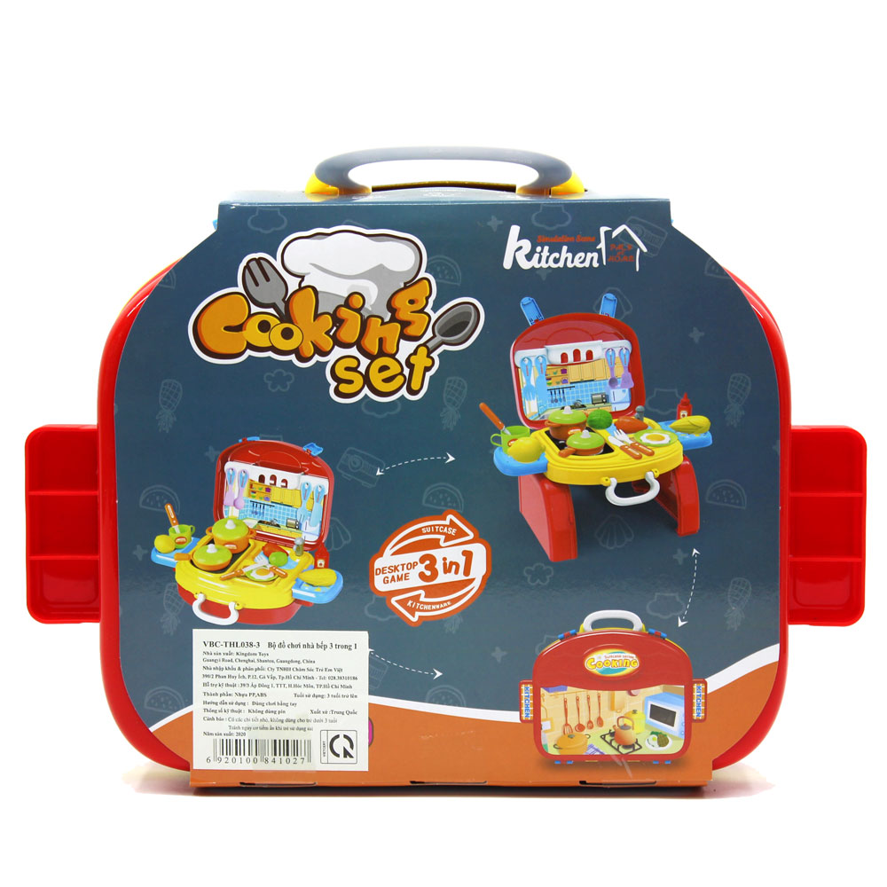 Bộ đồ chơi nhà bếp 3 trong 1