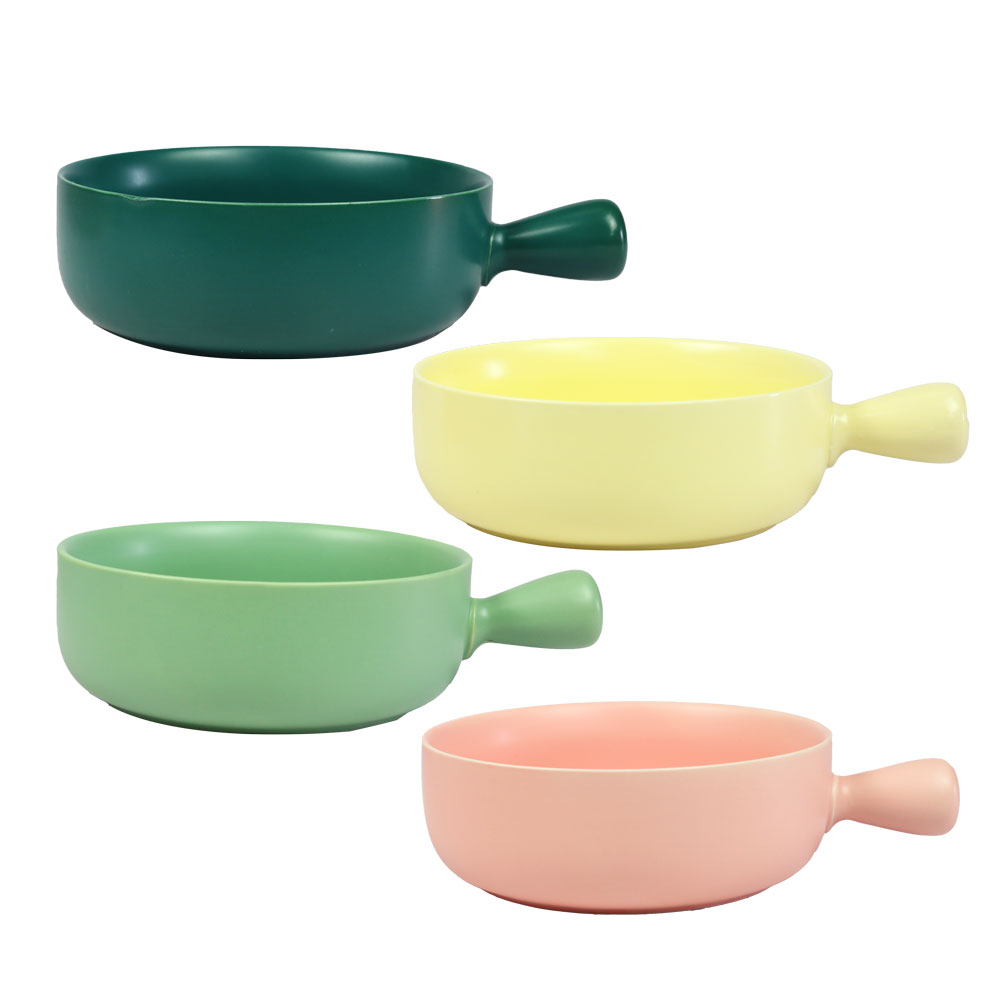 Thố sứ có tay cầm