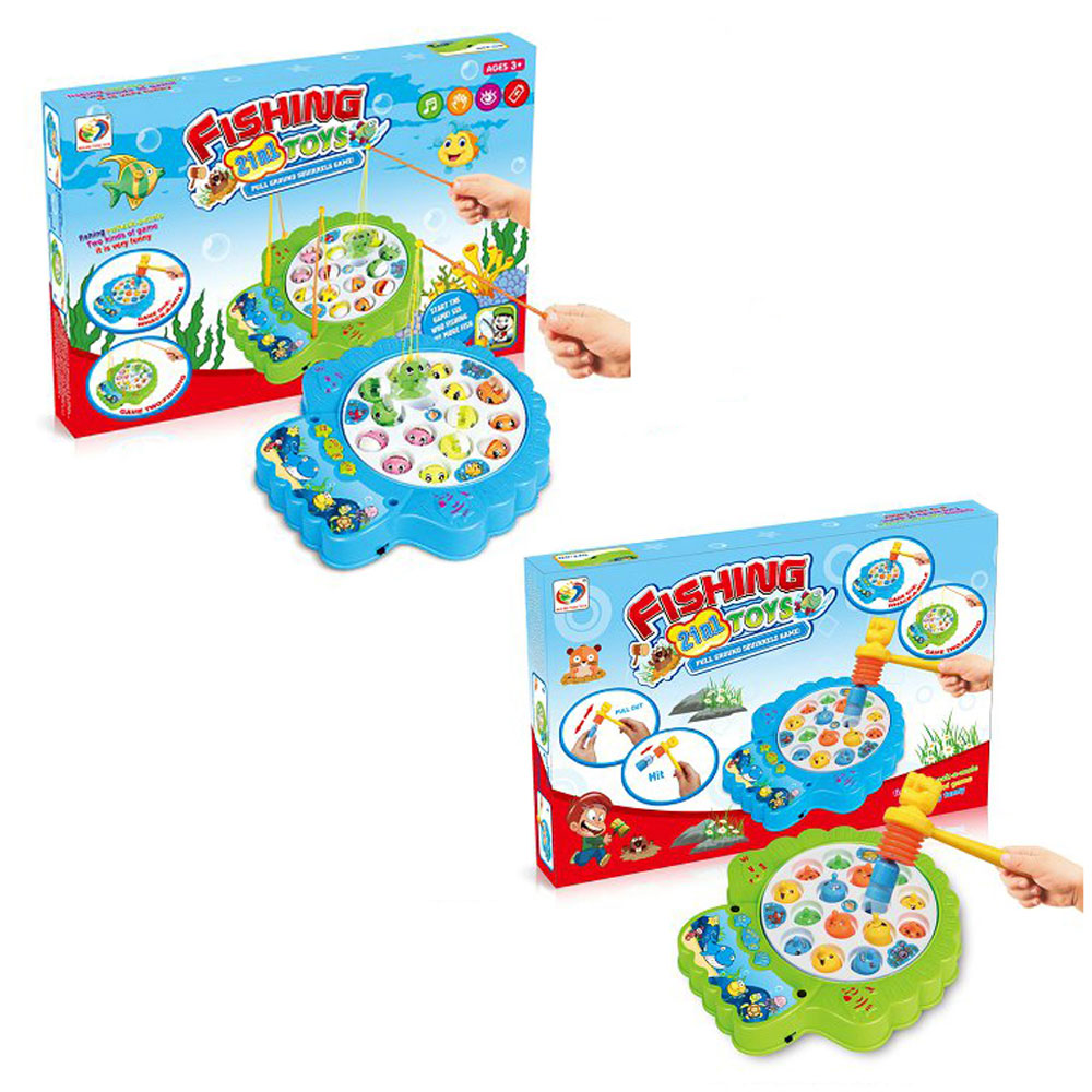 Đồ chơi câu cá hình thú dùng pin