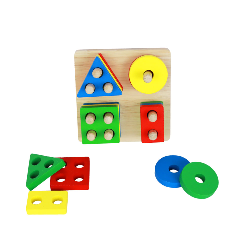 Đồ chơi thông minh hình khối gỗ