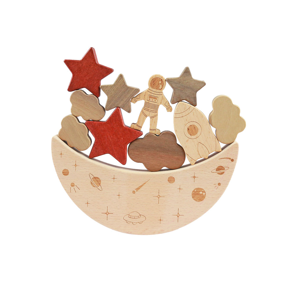 Đồ chơi gỗ thăng bằng không gian