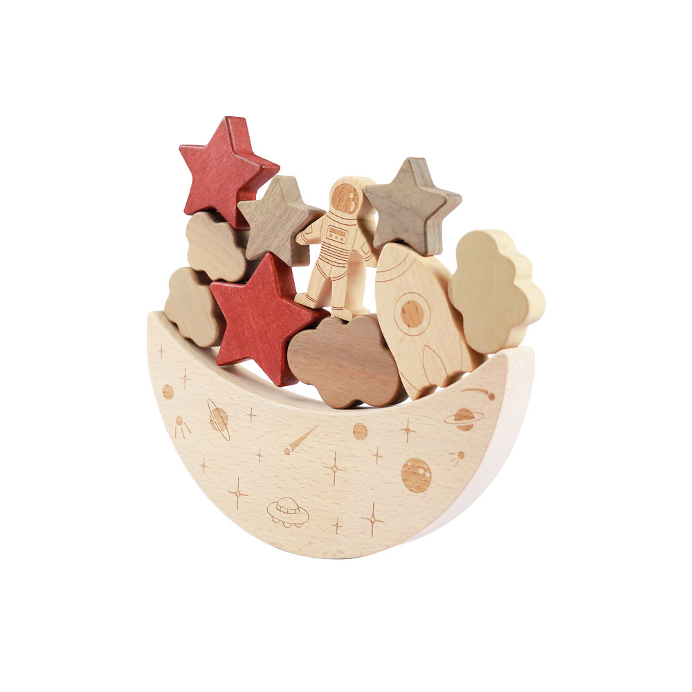 Đồ chơi gỗ thăng bằng không gian