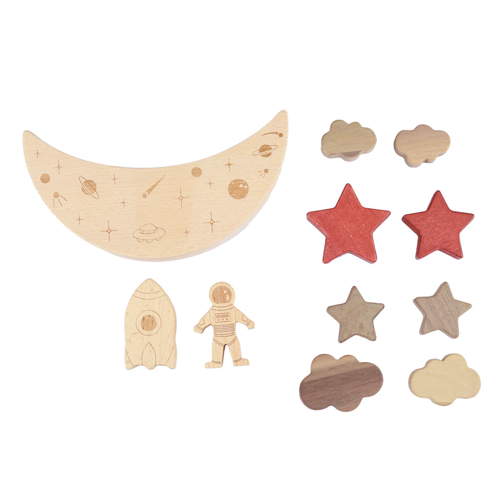 Đồ chơi gỗ thăng bằng không gian