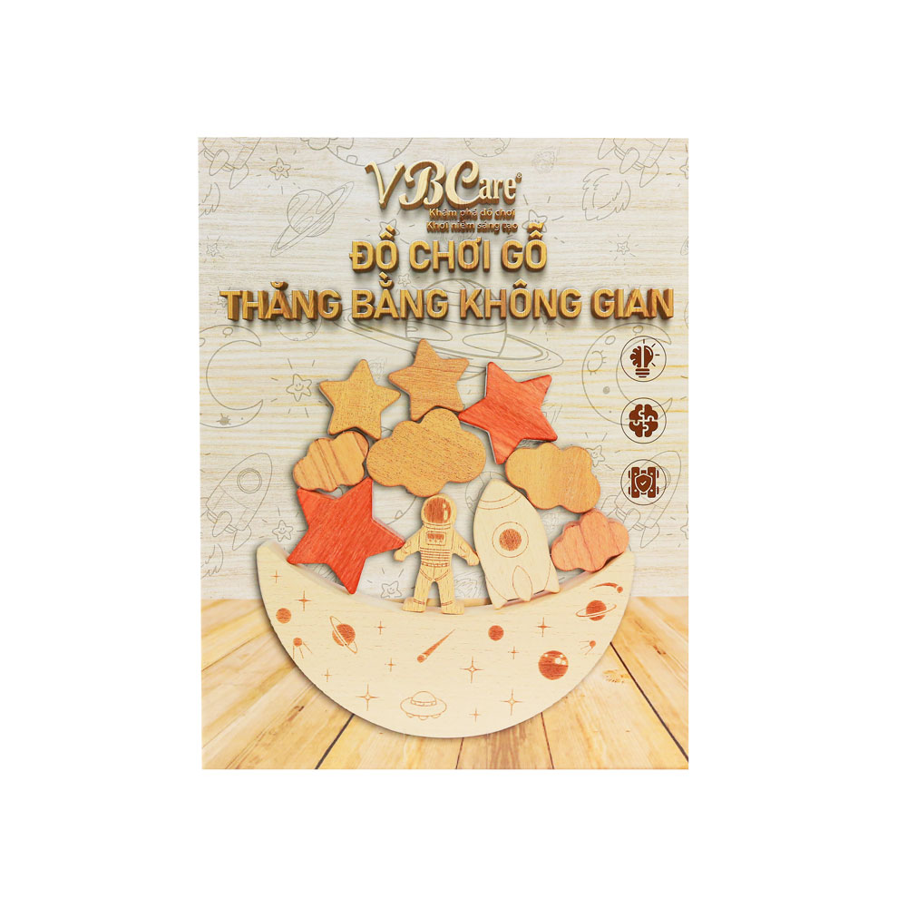 Đồ chơi gỗ thăng bằng không gian