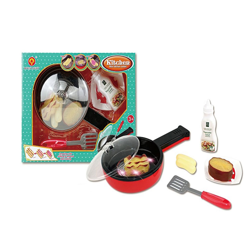 Bộ đồ chơi nhà bếp đổi màu thức ăn dùng pin