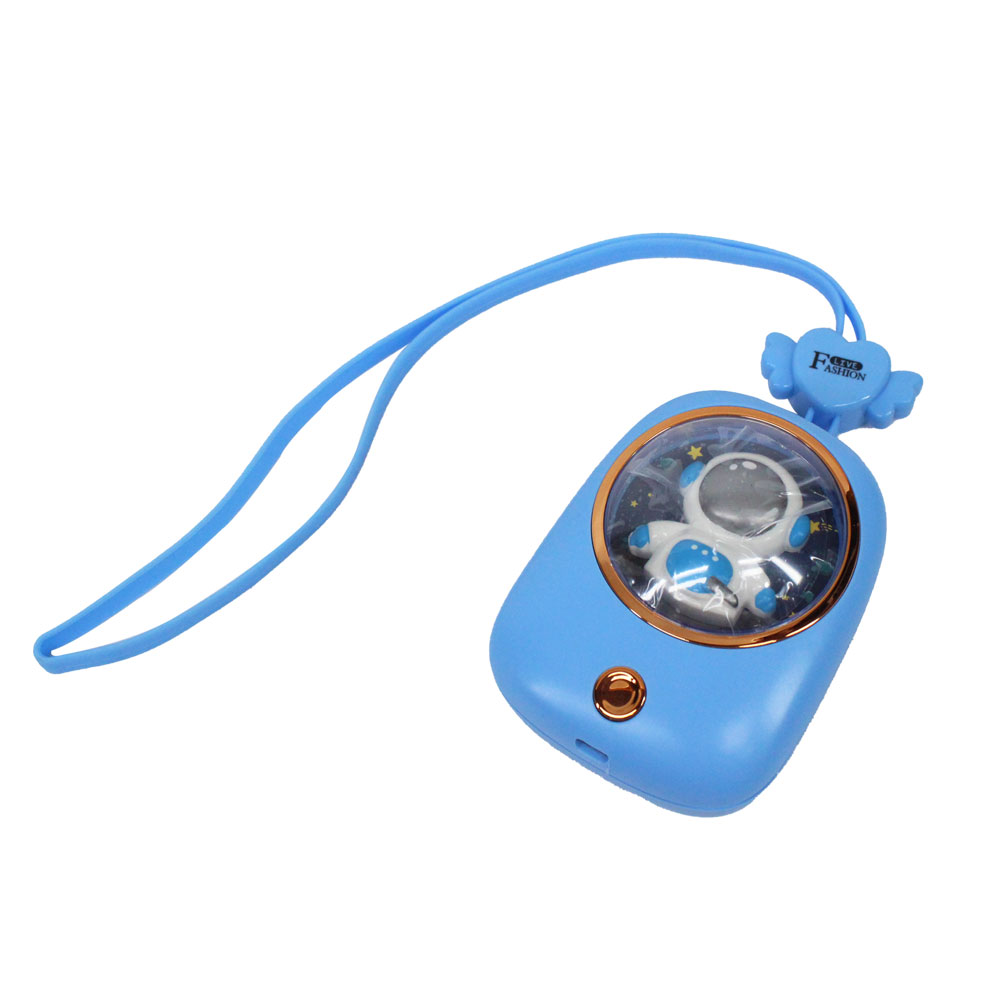Đồ chơi máy quạt mini dây đeo cổ cổng sạc USB