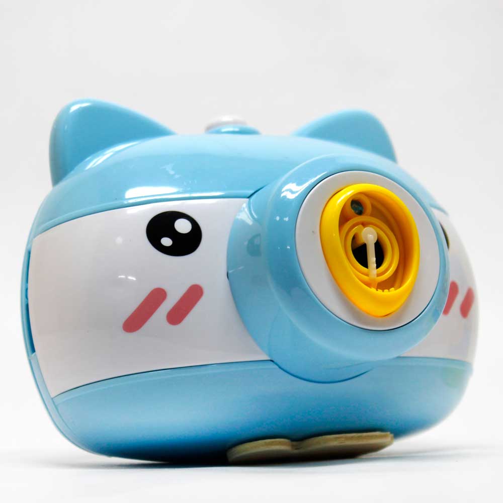 Đồ chơi máy chụp hình thổi bong bóng dùng pin